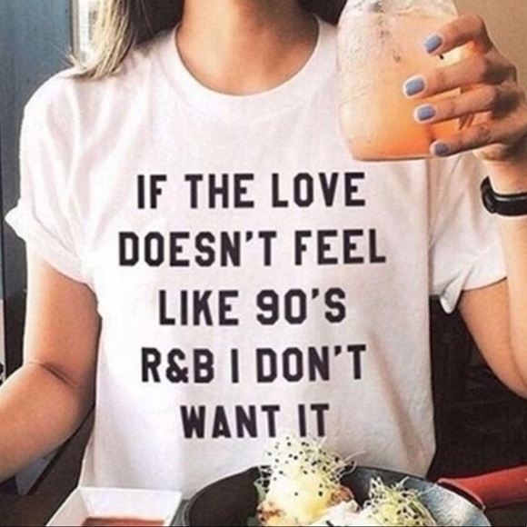 Tops - ✨Graphic 90’s R&B Love Top✨